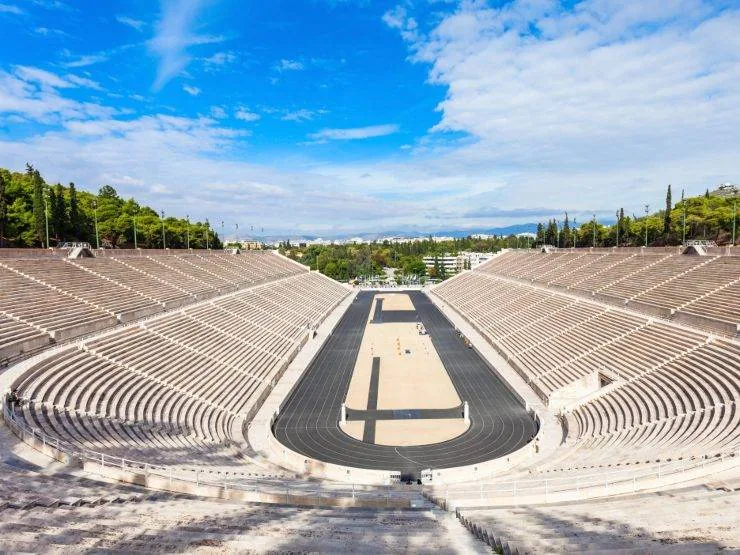 Panatenejski stadion: mramorne tribine Atene