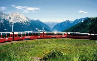 Bernina ekspres, Brescia, jezero Iseo in Švica