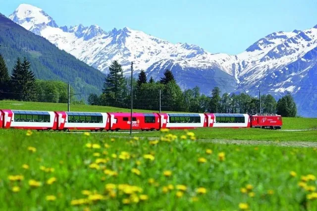 Švicarske Alpe in ledeniški vlak – galerija 1