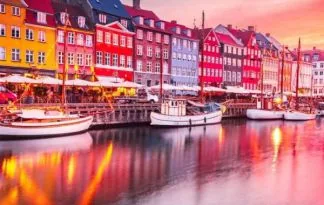Danska, barviti Kopenhagen in zgodbe nordijskih legend