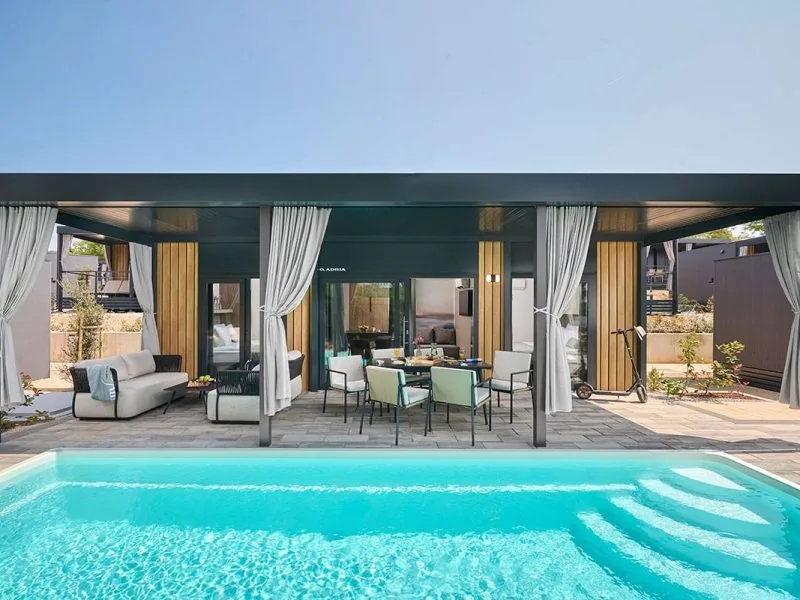 Hrvatska, otok Krk, Njivice, Mobilne kućice Aminess Style Atea Camping Resort – galerija 2