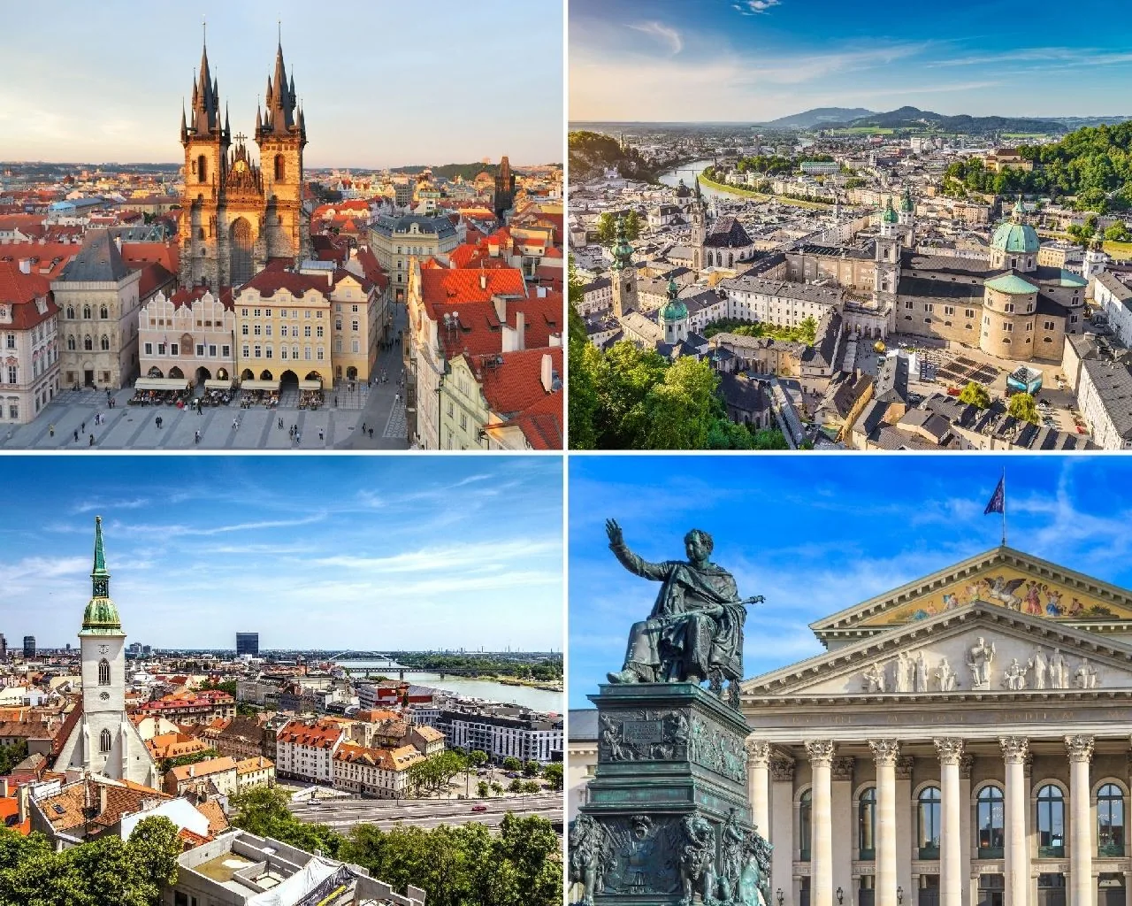 Prag - Salzburg - Munchen - Bratislava